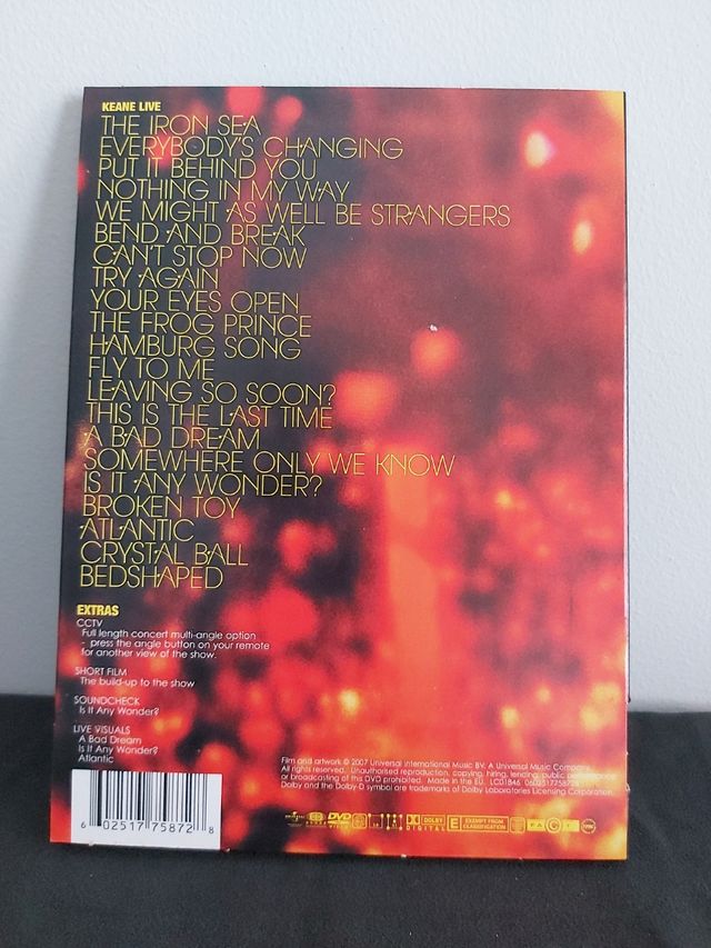 DVD KEANE LIVE
