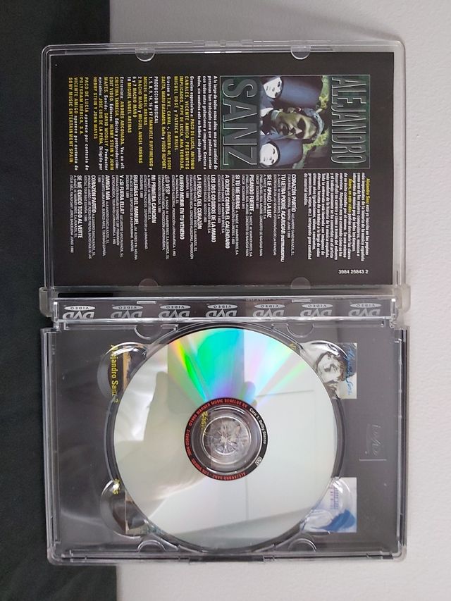 DVD ALEJANDRO SANZ LOS VIDEOS