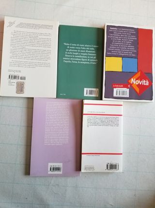 5 Libri di narrativa per ragazzi.