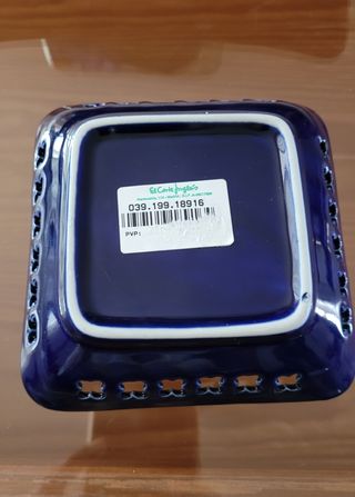 Bandeja de tocador azul