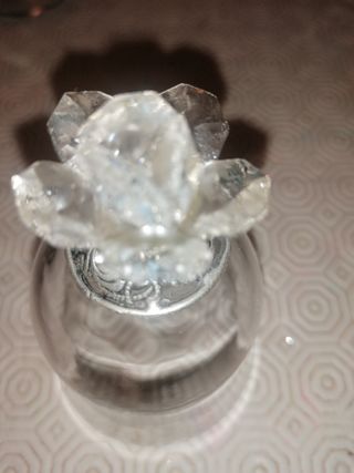 Campanella cristallo e argento