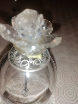 Campanella cristallo e argento