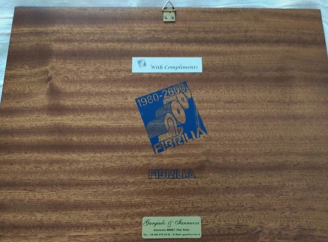 Quadro con paesaggio di Sorrento, intarsio