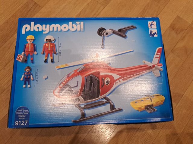 Playmobil 9127 helicóptero de rescate