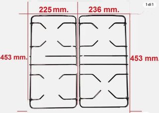 Kit griglie fornelli a gas cod. 0391018