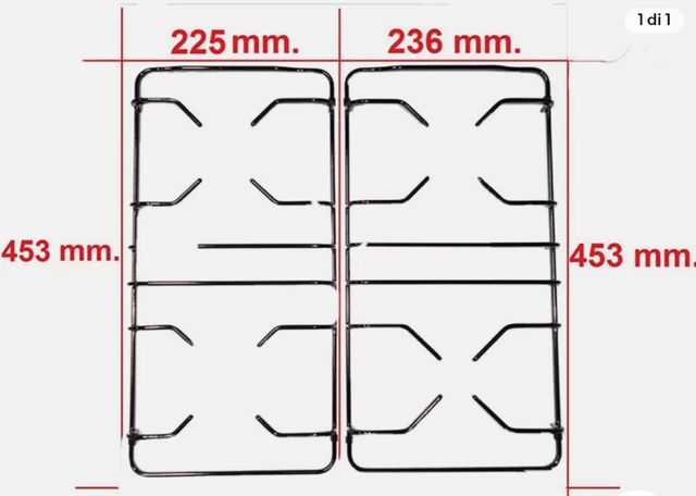 Kit griglie fornelli a gas cod. 0391018