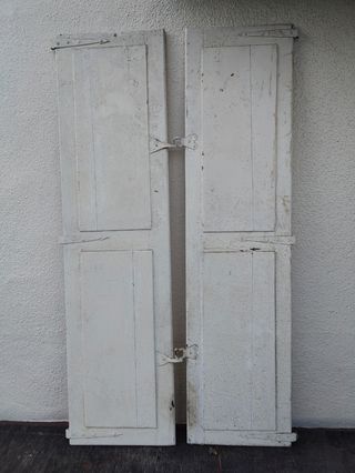 Contraventanas de madera 