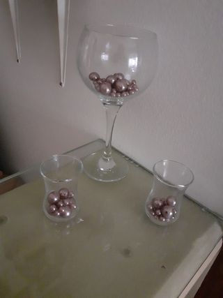 Set in vetro decorativo 