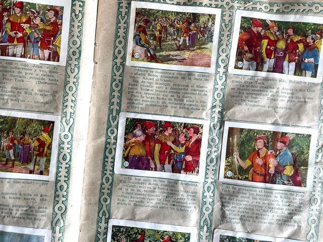 ROBIN DE LOS BOSQUES album cromos FLYINN