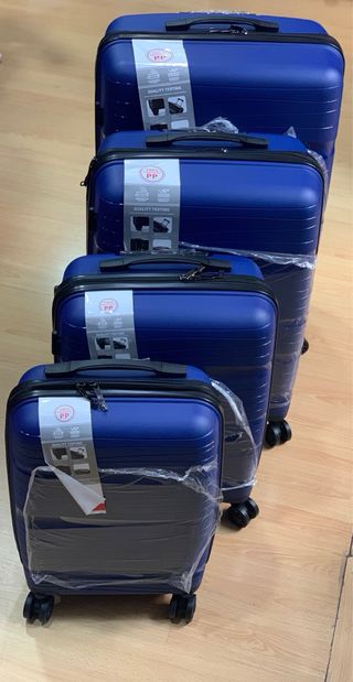 Juego de 4 maletas 100% polipropileno 