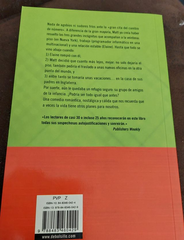 Libro: Al borde de los Treinta.