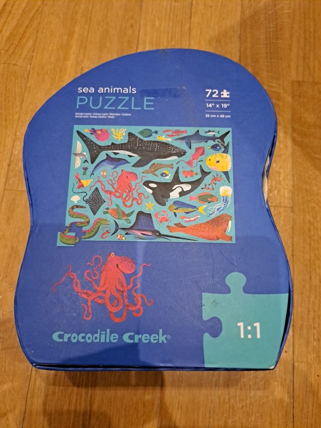 Puzzle 72 piezas Sea Animals, 6 años