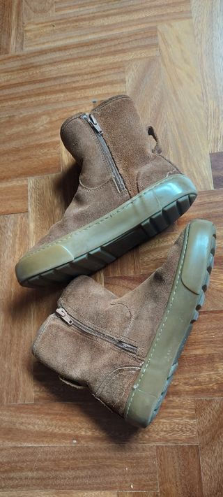 Botas marrones borreguito