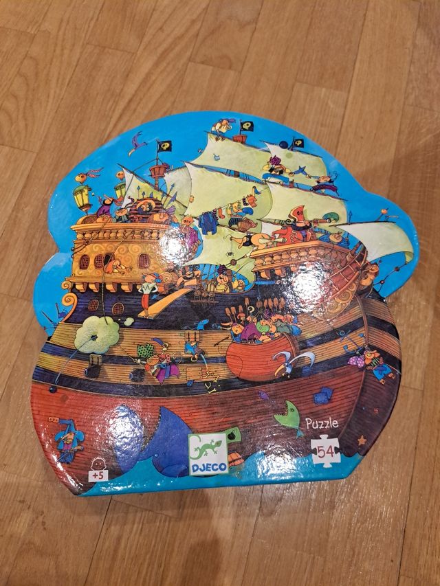 Puzzle Djeco 54 piezas, Le Bateau