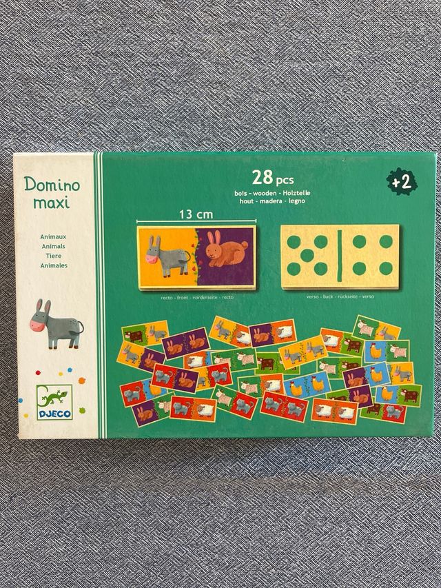 Juego Domino maxi madera