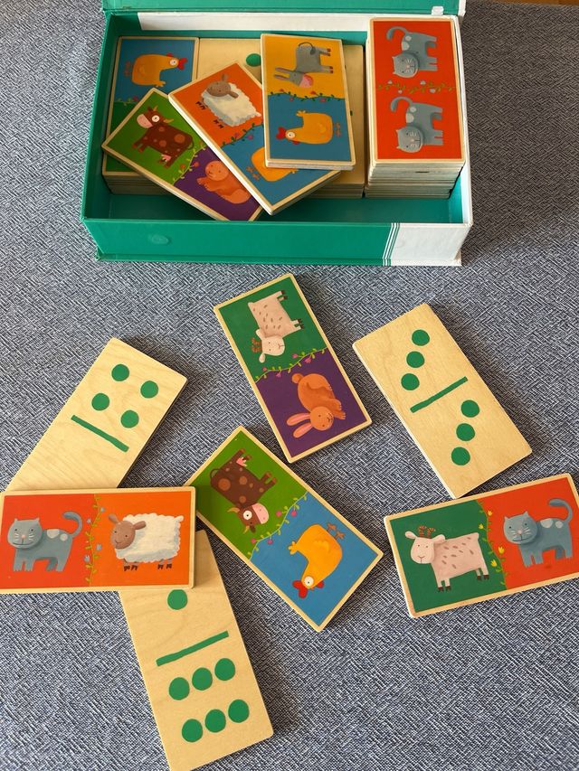 Juego Domino maxi madera
