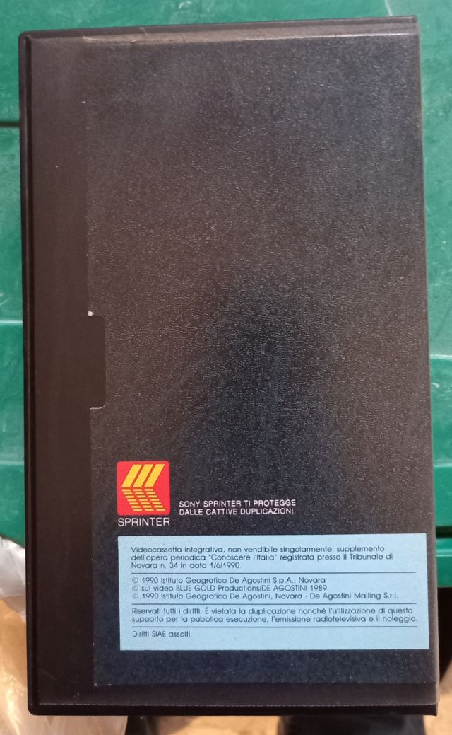 Vhs conoscere l'Italia Roma usata vintage