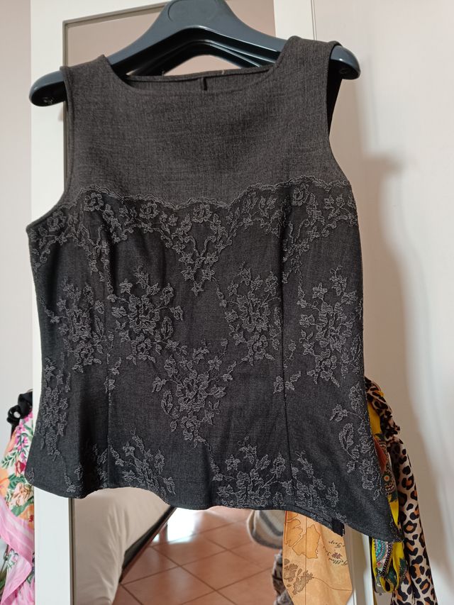 Completo donna E.Ungaro giacca + gilet lana