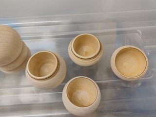 Árboles/caja de madera natural. NUEVOS