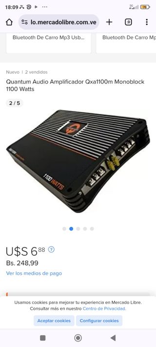 Etapa de potencia Quantum Audio 1100w