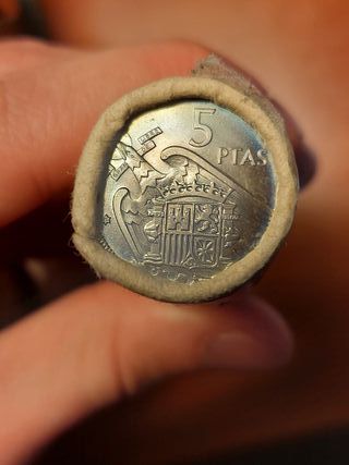 Moneda de 5 pesetas 1957 Franco