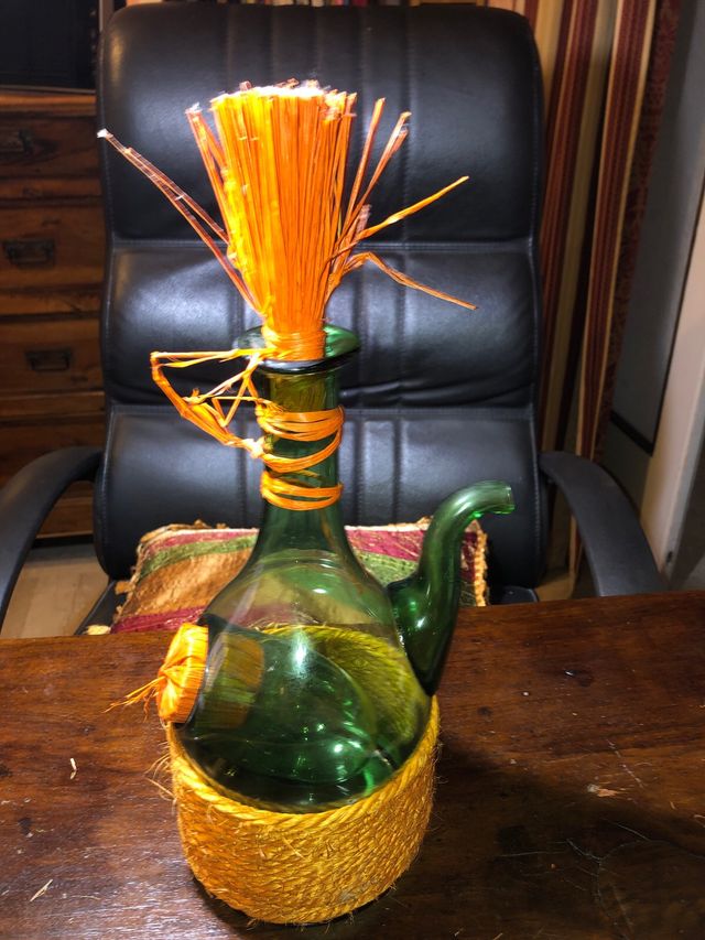 Vecchia bottiglia con bolla per il ghiaccio