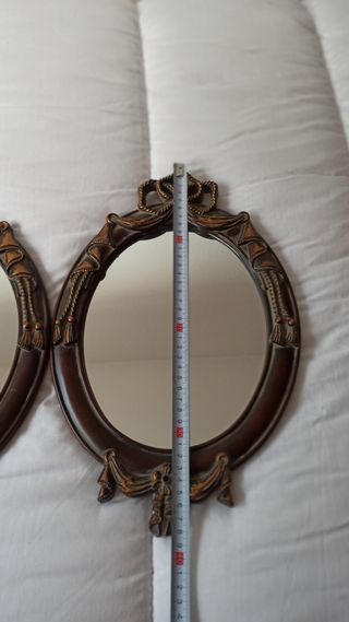 Espejos pared vintage marco metálico