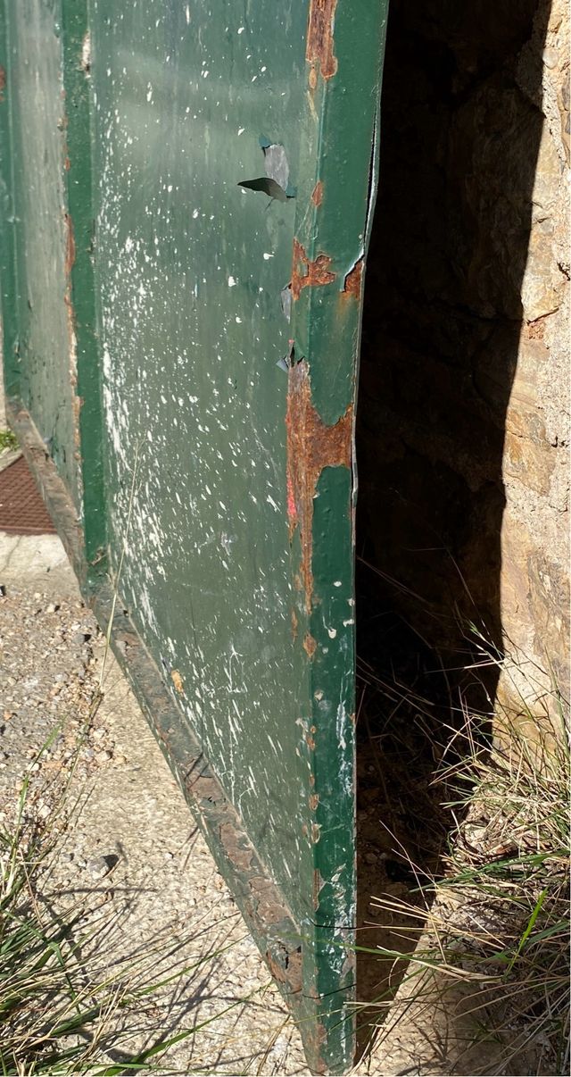 Puerta metalica de 2 hojas