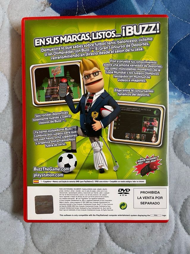Juego Buzz y con sus mandos. ps2