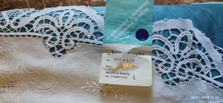 Tovaglia tonda ricamo Cantù