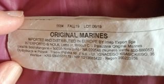 Piumino Original Marines ragazza 11/12 a