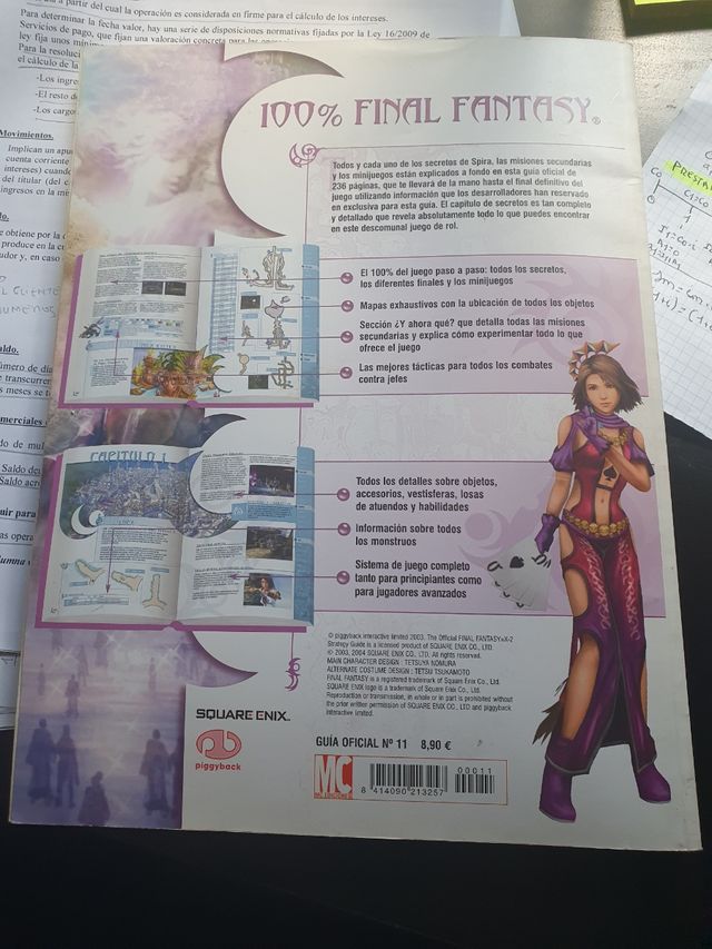 Final Fantasy X-2 Guía Oficial.