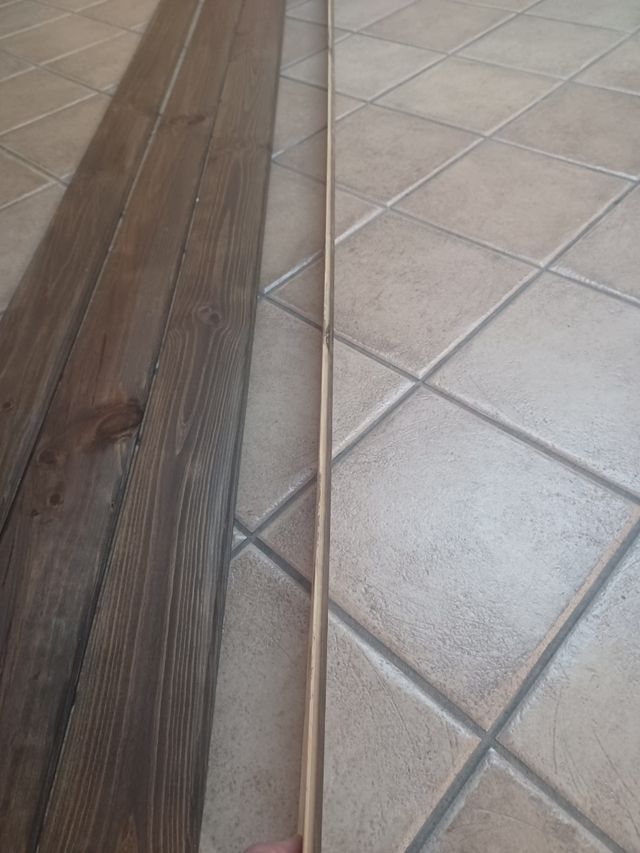 Lamas de madera nogal pack 5