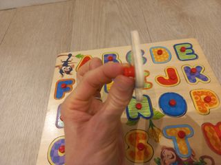 Abecedario madera puzzle