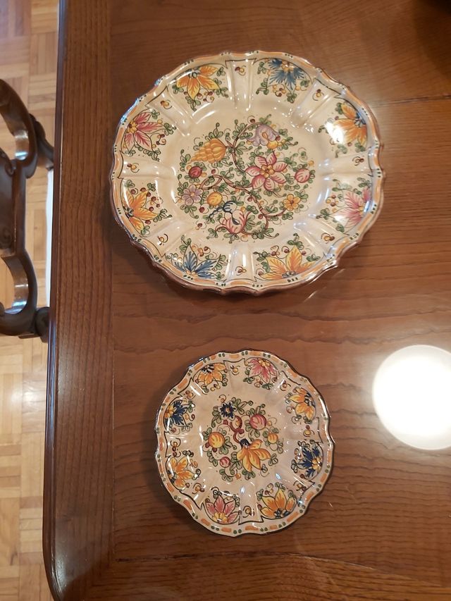 Platos de decoración