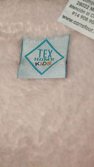 Manta bebé Rosa Hipopótamo 