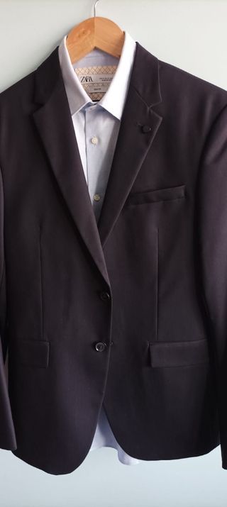 Traje hombre azul marino