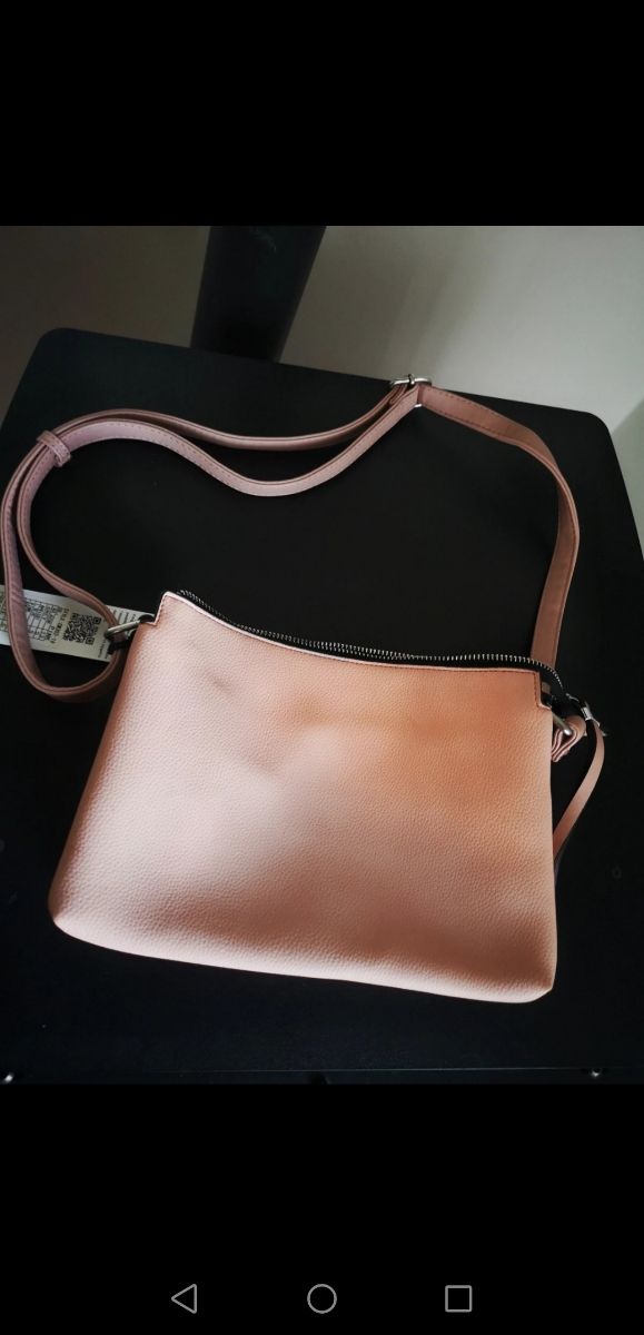 Borsa rosa a tracolla