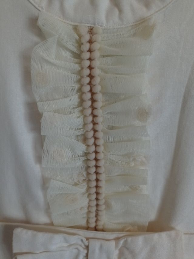 Vestido de niña beige de tiranta