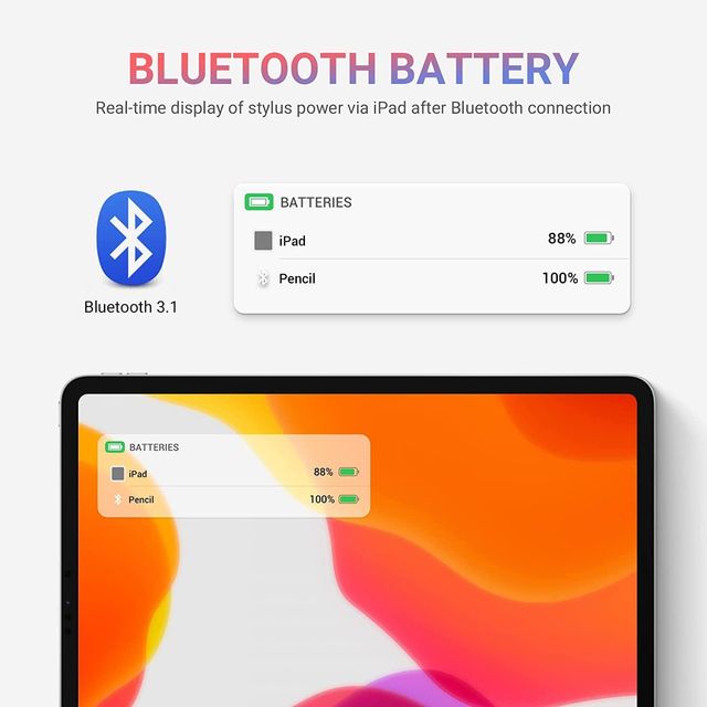 Lápiz Capacitivo Compatible para iPad 2018-2023