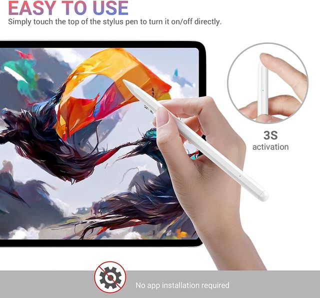 Lápiz Capacitivo Compatible para iPad 2018-2023