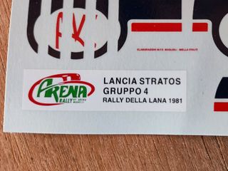 Lancia Stratos Lana 1981 Bagna Arena 1:43