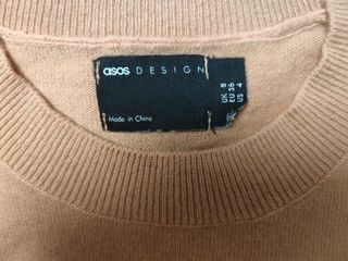 ASOS Jersey lana color fuzzy pink