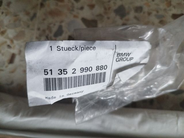 Cromado ventana BMW x1 trasera derecha