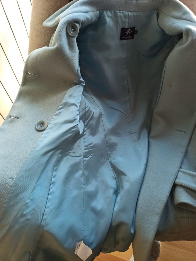 Abrigo lana y cashmere