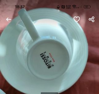 Bitossi tazzine caffè con piattino