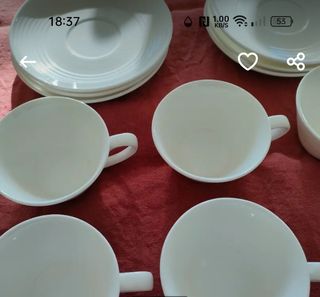 Bitossi tazzine caffè con piattino