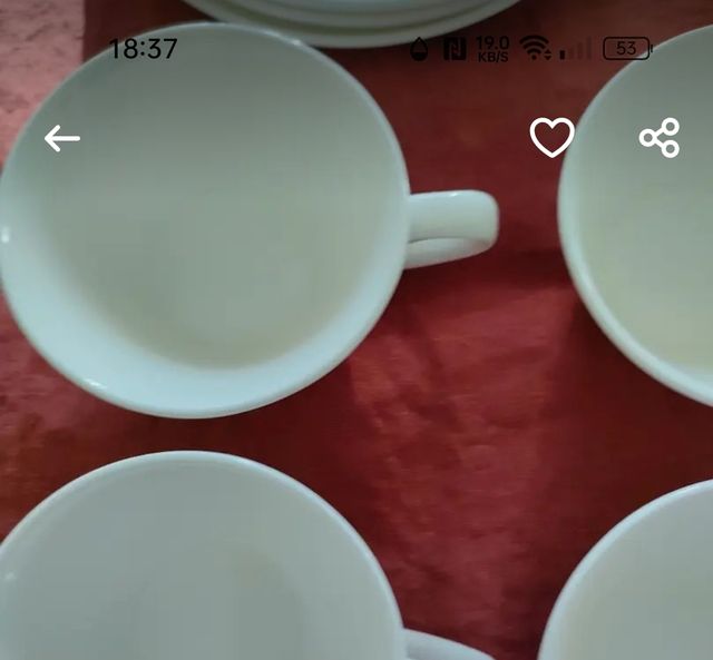 Bitossi tazzine caffè con piattino