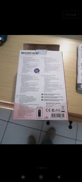 Rasoio da donna silver crest