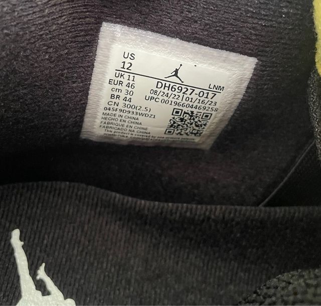 Jordan 4 Yellow Thunder Size: 46 EU - 12 US
